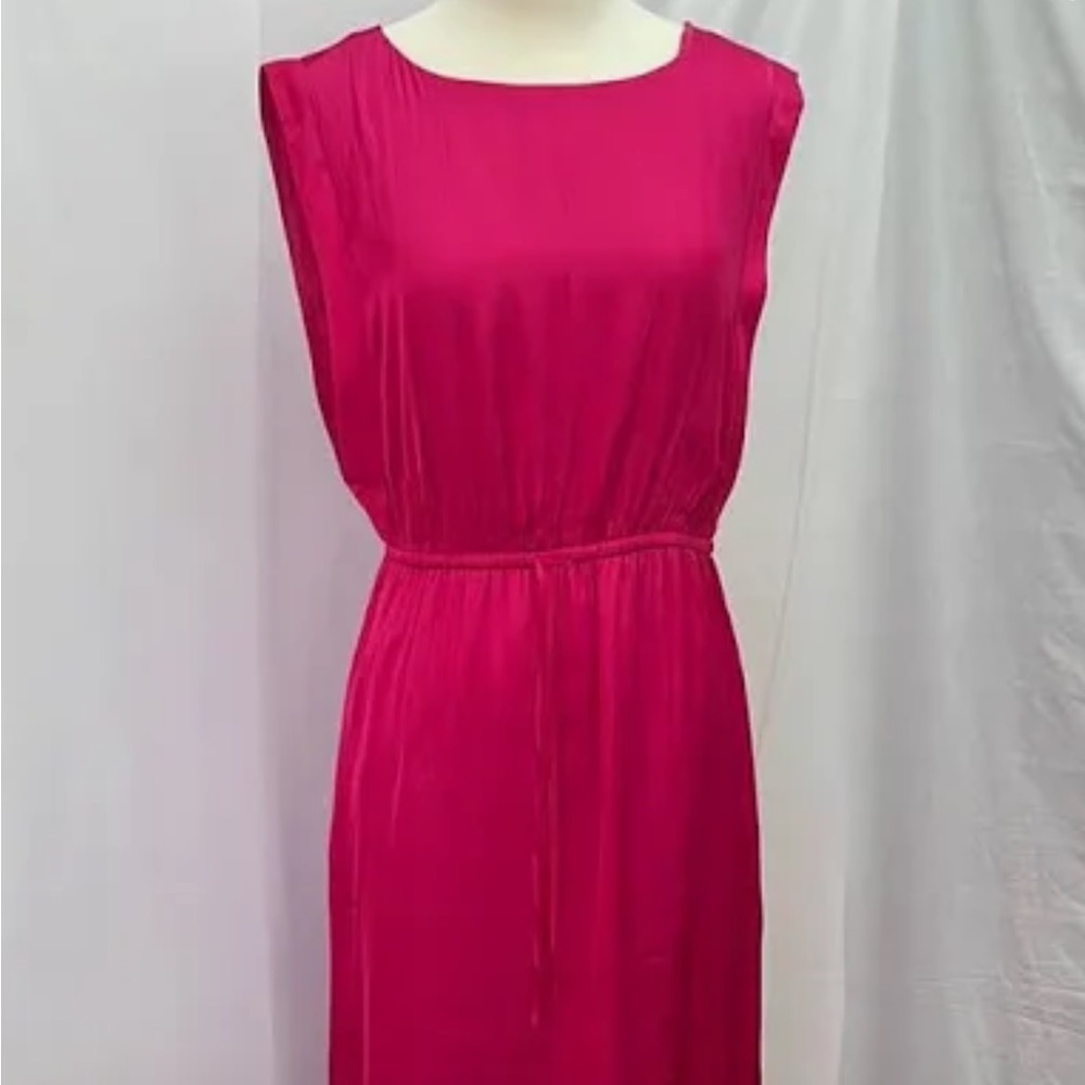 Chico's Vibrant Pink Midi Dress